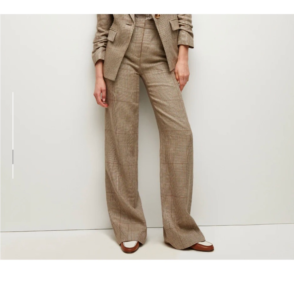 NWT Veronica Beard Tonelli Plaid Pants size 4